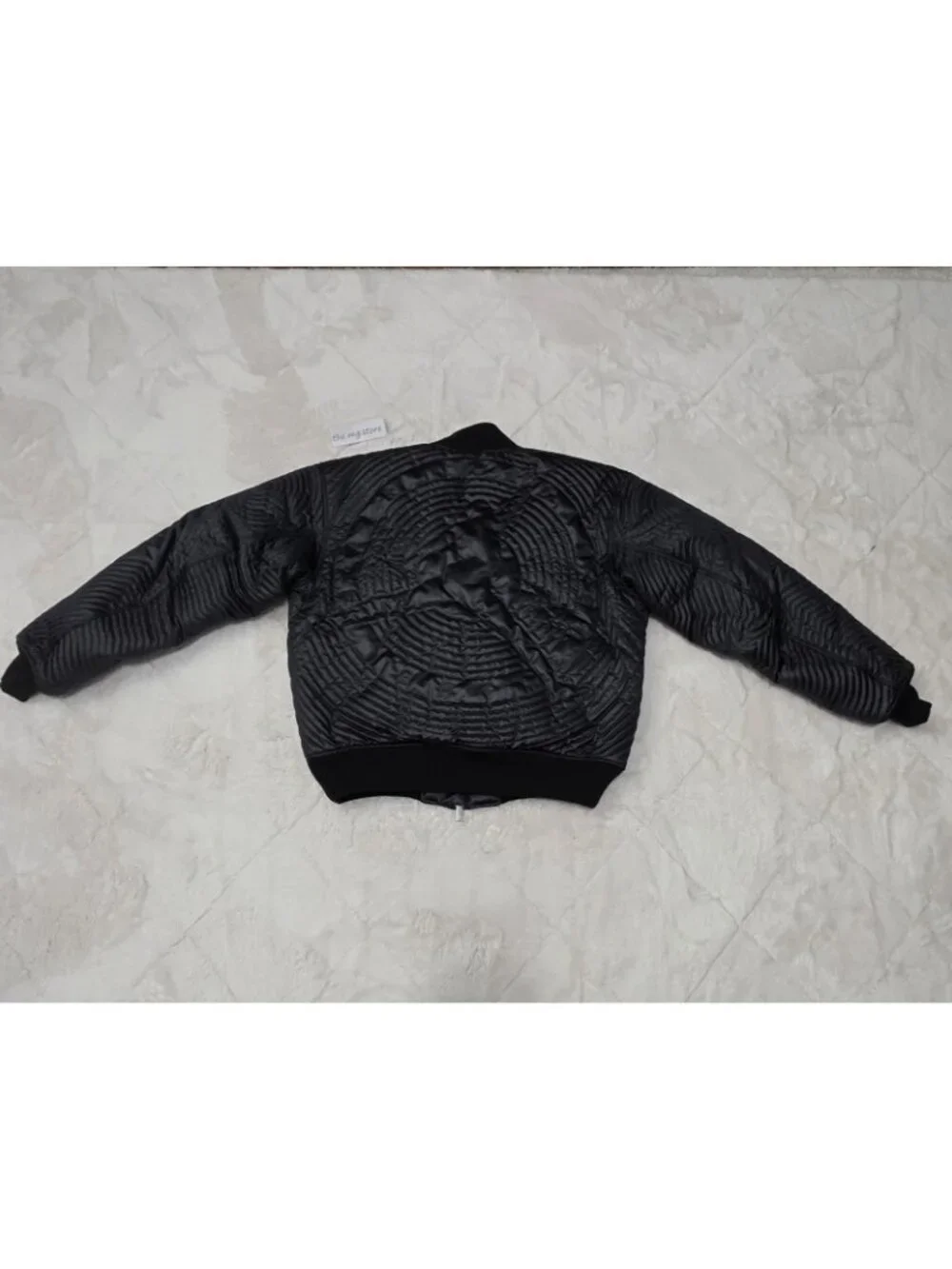 Jordan Bomber Jacket Full Zip Quilted Down Black  Men's Sz S II5314 010 $300